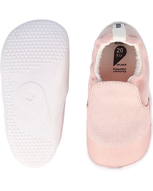 Bobux Xplorer Scamp Organic Shoes - Seashell - Organic Cotton - First Steps Shoes