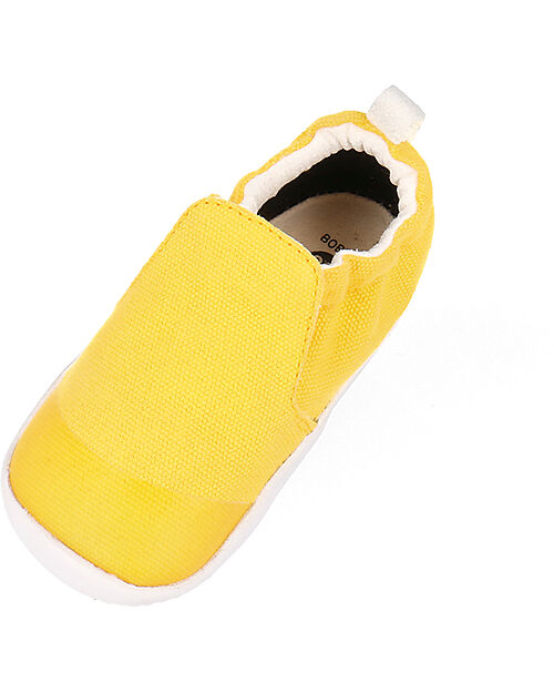 Bobux Xplorer Scamp Organic Shoes - Yellow - Organic Cotton - First Steps Shoes