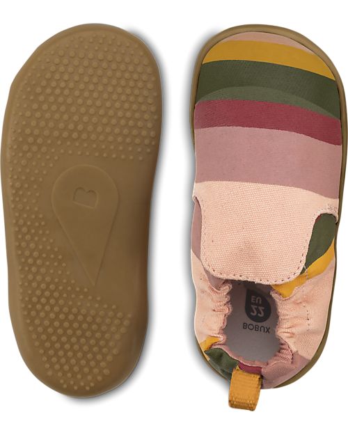 Bobux Xplorer Shoe - Dusk Seaside - Organic Cotton - Perfect Slippers at Home or in Kindergarten! Slippers