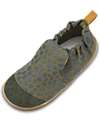 Bobux Xplorer Shoe - Olive Dalmation - Organic Cotton - Perfect Slippers at Home or in Kindergarten! Slippers