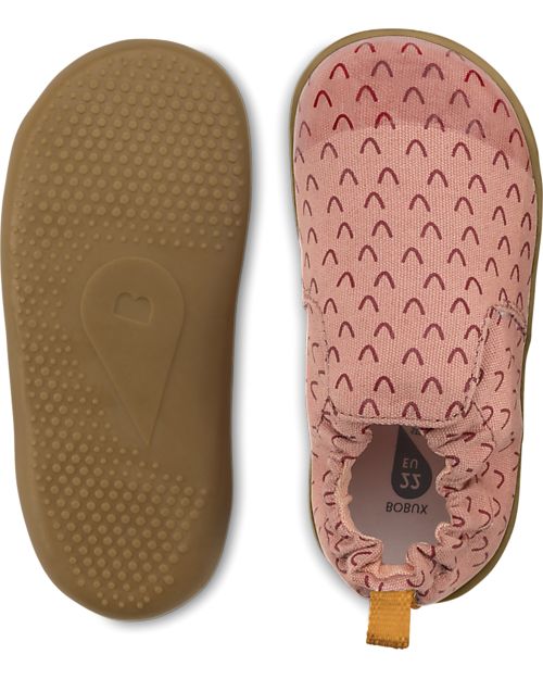 Bobux Xplorer Shoe - Rose Wings - Organic Cotton - Perfect Slippers at Home or in Kindergarten! Slippers