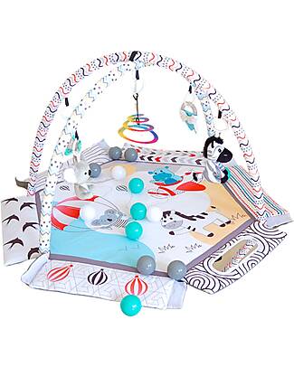 BoJungle 2 in 1 Sensory Gym & Ball Pool - Midnight Expedition - Multiactivity Baby Gym