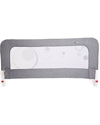 BoJungle Barriers for Cot - With Practical Carrying Bag - 120x50 cm Beech Bed