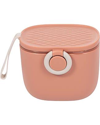 BoJungle Container for Milk Powder or Snacks - Terracotta - With Measuring Cup Food Containers