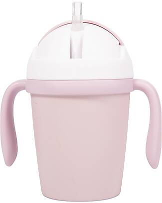 BoJungle Learning Mug 250 ml - Pink - Sustainable Material Beakers