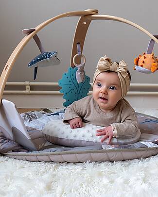 BoJungle Sensory Gymnasium with Wooden Arches - Ocean Bliss Baby Gym