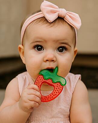 BoJungle Set of 2 Teethers - Strawberry - Perfect for Teething Teethers