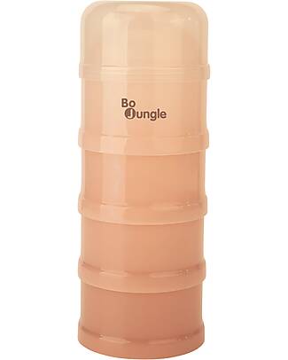 BoJungle Stackable Milk Powder or Snack Container - Dune - With 4 Airtight Compartments Food Containers