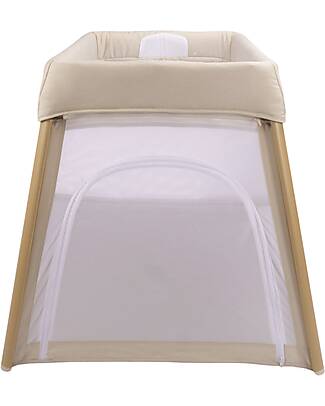 BoJungle Travel Cradle - Pure White - Adjustable Heights Cribs & Moses Baskets