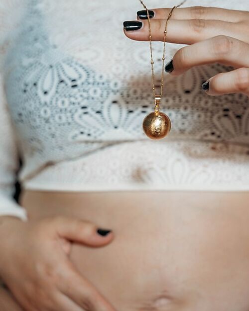 Bola Pregnancy Jewel Bola - Pure Elegance - Gold Teething Necklaces