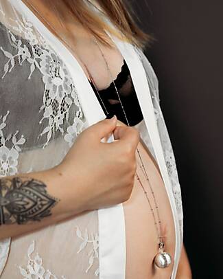 Bola Pregnancy Jewel Bola - Pure Elegance - Silver Teething Necklaces