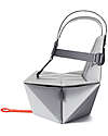 Bombol Pop-up Booster for Chairs - Pebble Gray - Comfortable and Practical Travel Feeding Chairs