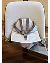 Bombol Pop-up Booster for Chairs - Pebble Gray - Comfortable and Practical Travel Feeding Chairs