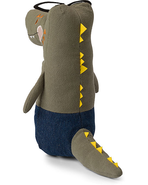 Bon Ton Toys Plush Alligator Alfred - Green - 9,5" - made with Recycled PET! Soft Toys