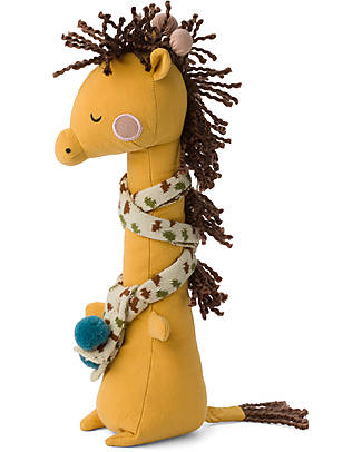 Bon Ton Toys Plush Giraffe Danny - Yellow - 12" - made with Recycled PET! Soft Toys