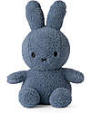 Bon Ton Toys Plush Miffy Sitting Teddy - Blue - 13" - 100% Recycled PET! Soft Toys