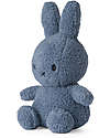 Bon Ton Toys Plush Miffy Sitting Teddy - Blue - 13" - 100% Recycled PET! Soft Toys