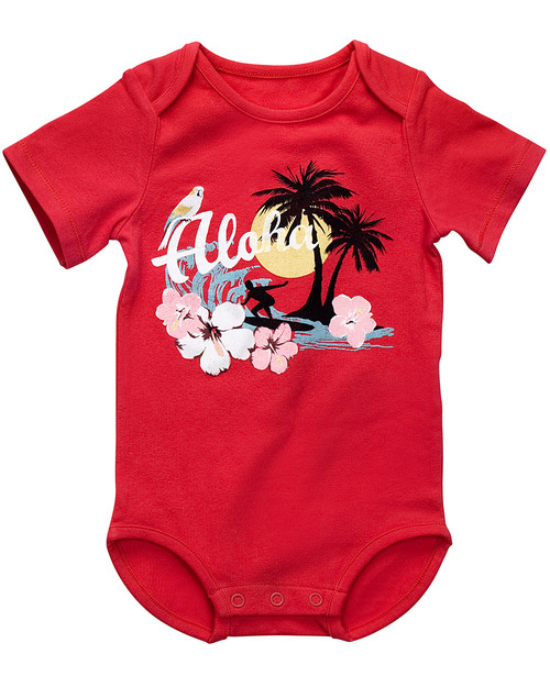 Boob Aloha Mama and Baby Twinset (Nursing top + body) - Organic (a fun gift for mum and baby!) T-shirts