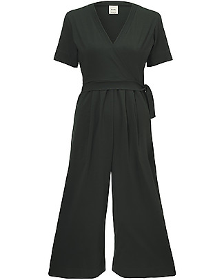 Boob Amelia Maternity and Nursing Jumpsuit - Deep Green - Organic Cotton Dresses