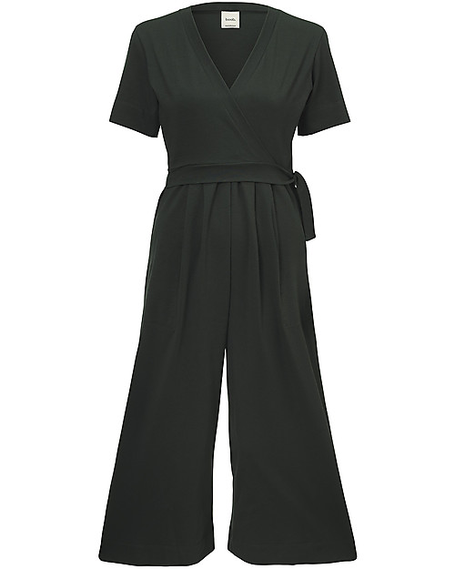Boob Amelia Maternity and Nursing Jumpsuit - Deep Green - Organic Cotton Dresses_