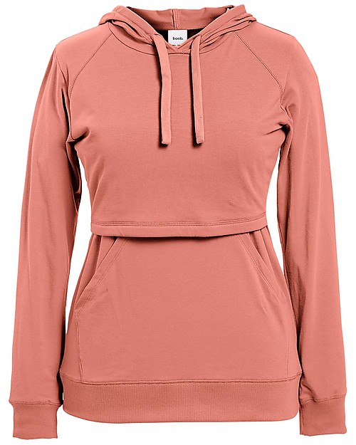 Boob B.warmer Maternity and Nursing Hoodie -  Canyon Clay - Organic cotton Sweatshirts