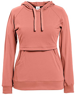 Boob B.warmer Maternity and Nursing Hoodie - Canyon Clay - Organic cotton Sweatshirts