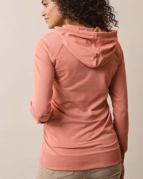 Boob B.warmer Maternity and Nursing Hoodie -  Canyon Clay - Organic cotton Sweatshirts