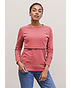 Boob B. Warmer Maternity and Nursing Sweatshirt, Faded Rose - Ultra-soft Fleece Lining! Sweatshirts