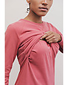 Boob B. Warmer Maternity and Nursing Sweatshirt, Faded Rose - Ultra-soft Fleece Lining! Sweatshirts