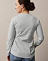 Boob B.warmer Maternity and Nursing Sweatshirt - Frozen Grey - Organic Cotton Sweatshirts