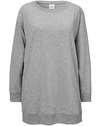 Boob BBF Maternity and Nursing Sweatshirt - Grey Melange - Eco-Friendly Sweatshirts