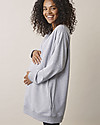Boob BBF Maternity and Nursing Sweatshirt - Grey Melange - Eco-Friendly Sweatshirts