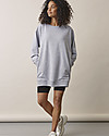 Boob BBF Maternity and Nursing Sweatshirt - Grey Melange - Eco-Friendly Sweatshirts