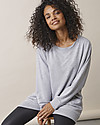 Boob BBF Maternity and Nursing Sweatshirt - Grey Melange - Eco-Friendly Sweatshirts