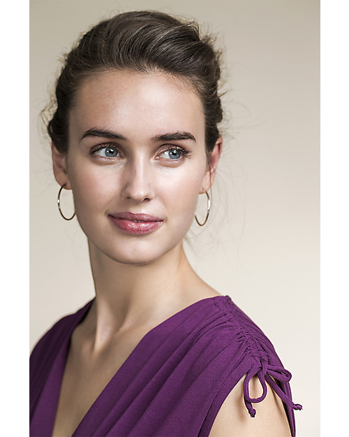 Boob Bianca Maternity & Nursing Top, Purple - Soft eucalyptus fabric T-shirts