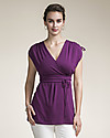 Boob Bianca Maternity & Nursing Top, Purple - Soft eucalyptus fabric T-shirts