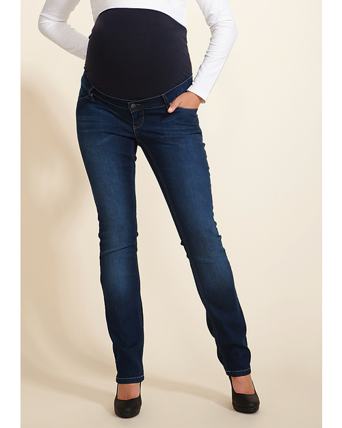 Boob Boob Straight Cut Jeans - Dark Organic Denim Blue Jeans