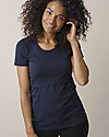 Boob Classic Maternity and Nursing Short-Sleeved Top - Midnight Blue - Organic cotton T-shirts