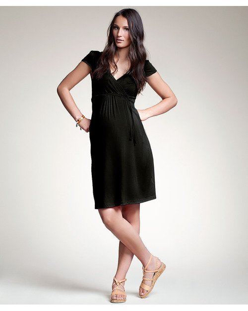 Boob Cookie Maternity and Nursing Dress - Black Dresses_
