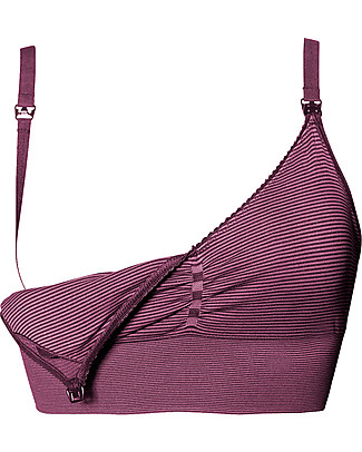 Boob Fast Food Free Nursing Bra - Dark Purple/Rainy Rose Bras