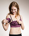 Boob Fast Food Free Nursing Bra - Dark Purple/Rainy Rose Nursing Bras