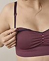 Boob Fast Food Free Nursing Bra - Dark Purple/Rainy Rose Nursing Bras
