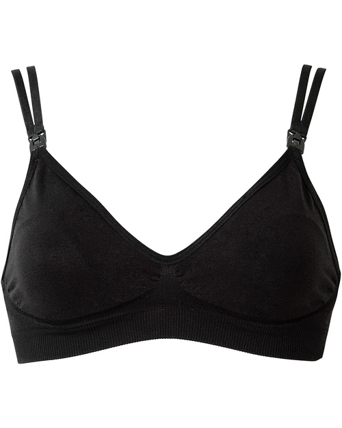 Boob Fast Food Nursing Bra - Double Strap Black Nursing Bras