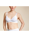 Boob Fast Food Nursing Bra - Double Strap White Nursing Bras