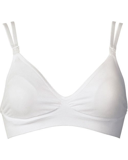 Boob Fast Food Nursing Bra - Double Strap White Nursing Bras