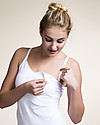 Boob Fast Food Padded Nursing Singlet - White Vests