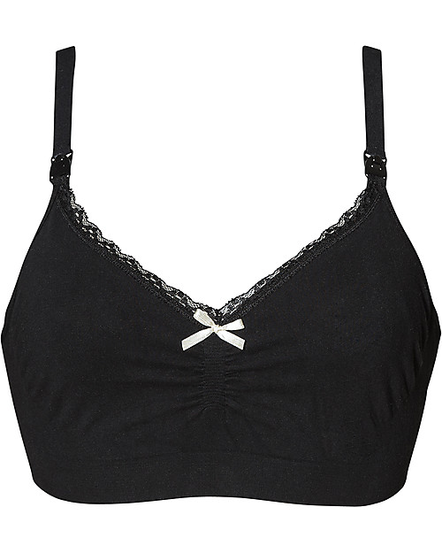 Boob Fast Food Seamless Nursing Bra, Black - Organic cotton Nursing Bras