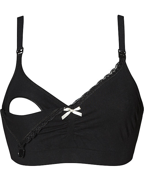 Boob Fast Food Seamless Nursing Bra, Black - Organic cotton Nursing Bras