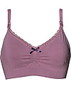 Boob Fast Food Seamless Nursing Bra, Rainy Rose - Organic cotton Nursing Bras