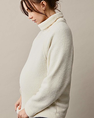 Boob Fleece Nursing Oversized Sweater - Tofu - Recycled Wool - Soft and Comfortable! Jumpers
